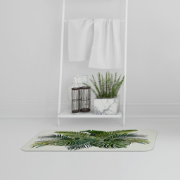 Benjamin Tate Design Green Tropical Foliage Bath Mat 50 x 80cm - Wilko - thumbnail 3