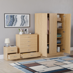 Vida Designs Riano Pine 3 Piece Bedroom Furniture Set - Wilko - thumbnail 6