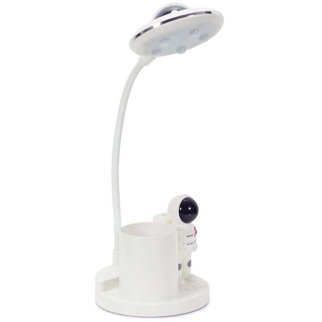 ValueLights Tom Matte White Multicolour LED Table Lamp - Size: 38 x 12.5 x 12.5cm - Wilko - image 1