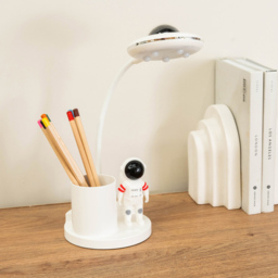 ValueLights Tom Matte White Multicolour LED Table Lamp - Size: 38 x 12.5 x 12.5cm - Wilko - thumbnail 5