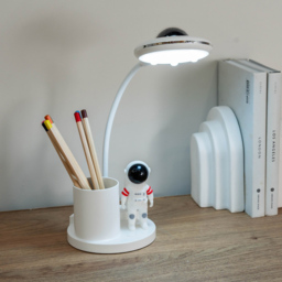 ValueLights Tom Matte White Multicolour LED Table Lamp - Size: 38 x 12.5 x 12.5cm - Wilko - thumbnail 3