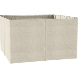 Outsunny 3 x 4m Beige Universal Replacement Gazebo Sidewall Panels 4 Pack - Cream - Wilko - thumbnail 3