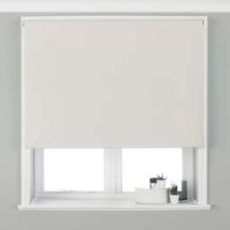 Riva Home Twilight Thermal Blackout Roller Blind Ivory 153cm - Size: 153 x 162cm - Cream - Wilko - thumbnail 1