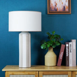 Bridie Table Lamp - Beige - Wilko - thumbnail 6
