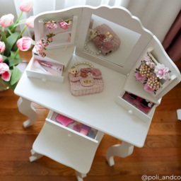 Teamson Kids Little Princess Anna White Medium Toy Vanity - Size: 100.0 x 30.0 x 62.0cm - Wilko - thumbnail 7