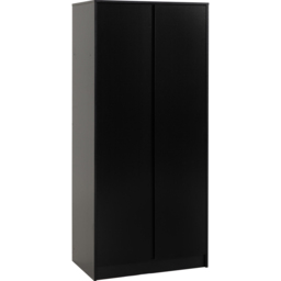 Seconique Malvern 2 Door Black Wardrobe - Wilko - thumbnail 3