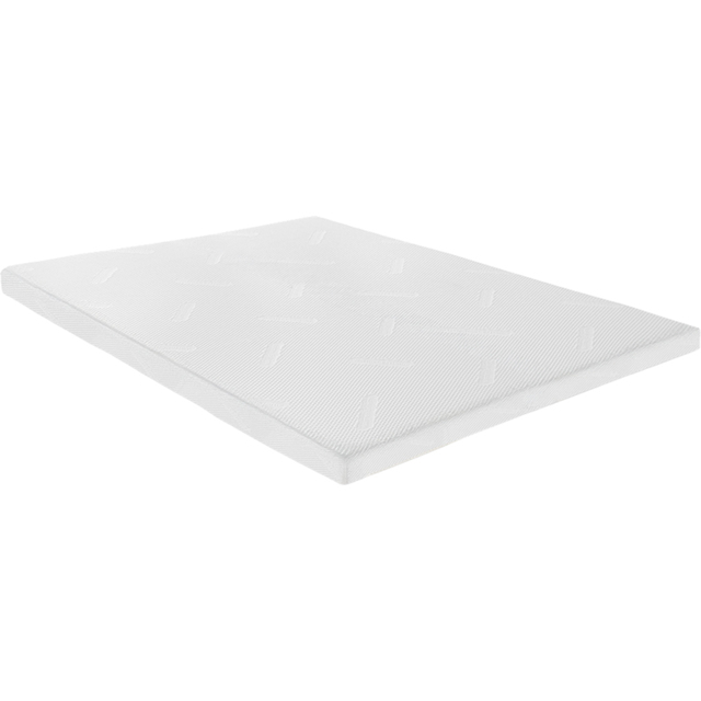 Starlight Beds Double Memory Foam Warmer Mattress Topper 1 inch - White - Wilko - image 1