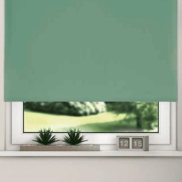 New EdgeBlinds Thermal Blackout Roller Blinds Basil 105cm - Size: W 100cm x D 165cm - Green - New Edge Blinds - Wilko - thumbnail 4