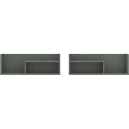 Furniture To Go Arundelf 3 Shelf Green Wall Shelf 2 Pack - Wilko - thumbnail 4