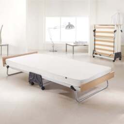 Jay-Be J-Bed Single Folding Bed with Performance e-Fibre Mattress - Silver - Wilko - thumbnail 1