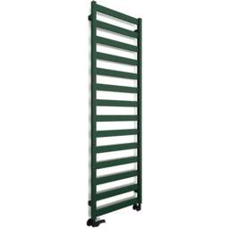 Terma Vivo Matt Green Heated Towel Rail 2019 BTU 1630 x 500mm - Size: 163 x 50 x 7.2cm - Wilko