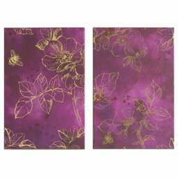 Art For The Home Mulberry Trail Set of 2 40 x 60cm - Size: 3 x 80 x 60cm - Multi - Wilko