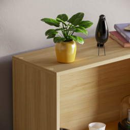 VIDA DESIGNS Cambridge 3 Shelf Oak Medium Bookcase - Brown - Wilko - thumbnail 6