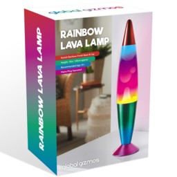 Global Gizmos Rainbow Lava Lamp 16 inch - Size: 41.5 x 9.8 x 9.8cm - Multi - Wilko - thumbnail 4