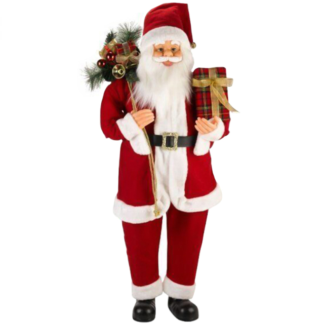 Marco Paul Santa Magic Decoration Ornament - Size: 80 x 42 x 26cm - red - Wilko - image 1