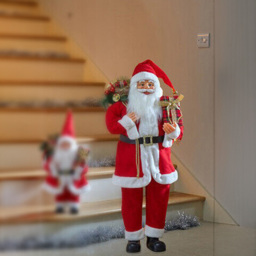 Marco Paul Santa Magic Decoration Ornament - Size: 80 x 42 x 26cm - red - Wilko - thumbnail 3