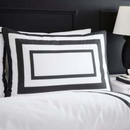 Oxford Border Duvet Set Monochrome Superking - Size: Super King - Divante - Wilko - thumbnail 6