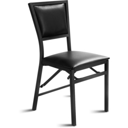 Costway Set of 2 Black Steel Folding Chair - Multi - Wilko - thumbnail 3