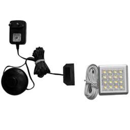 Florence One Point LED Cabinet Light - Size: 13 x 19 x 16cm - White - Furniture to Go - Wilko
