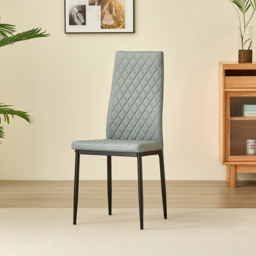 Indoor Living Colorado Emily 4 Seater Dining Set Grey - Wilko - thumbnail 6