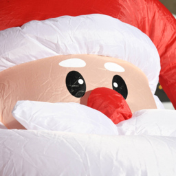 Everglow Red Inflatable Air Blown Christmas Santa 8ft - Wilko - thumbnail 4