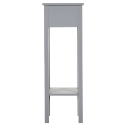 Living and Home Grey Wooden Plant Stand with Drawer - Size: 73 x 25 x 25cm - Wilko - thumbnail 4
