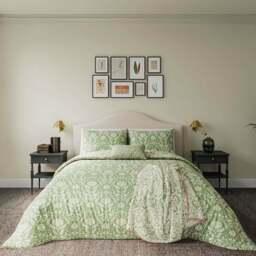 Helena Springfield Double Green Sunflowers Duvet Set - Wilko - thumbnail 1
