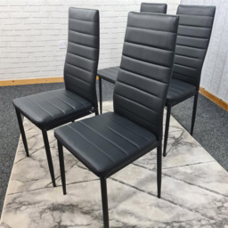 Kosy Koala 6 Seater Rustic Wooden Dining Set Black - Multi - Wilko - thumbnail 3