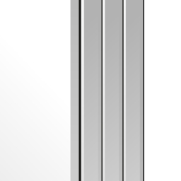 Milton Square Corner Bevelled All Glass Full Length Mirror 174 x 85cm - Black - MirrorOutlet - Wilko - thumbnail 5