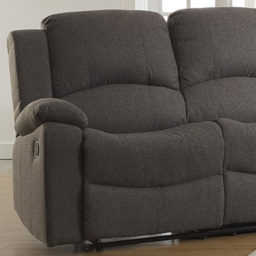 Marldon 3 Seater Dark Grey Manual Recliner Sofa - Artemis Home - Wilko - thumbnail 4