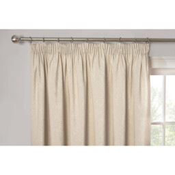 Chenille Taped Curtains - Natural/183cm/168cm - Size: W 66 x D 72cm - Divante - Wilko - thumbnail 4