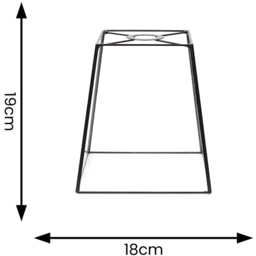 ValueLights Susie Matt Black Glass Easy Fit Shade - Size: 19 x 18 x 18cm - White - Wilko - thumbnail 6