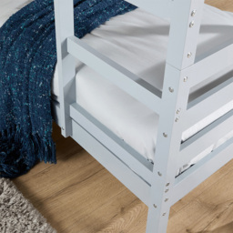 Home Source Hendon Single Grey Children Wooden Single Bunk Bed - Wilko - thumbnail 7
