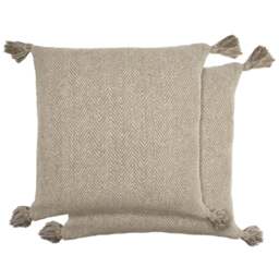 Serene Hartley Natural Cushion Cover 43 x 43cm - Cream - Wilko