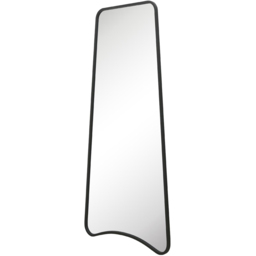 MirrorOutlet The Coartans Black Metal Trapezoid Wall Mirror 200 x 95cm - Wilko - thumbnail 4