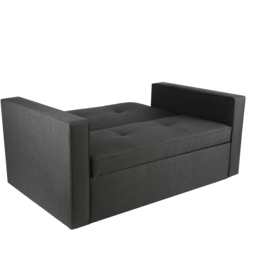 Troy Grey 2 Seater Pull Out Sofa Bed - Home Garden Direct - Wilko - thumbnail 4