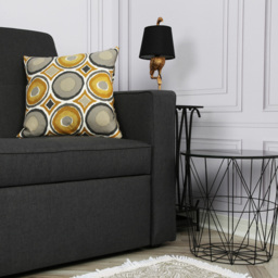 Troy Grey 2 Seater Pull Out Sofa Bed - Home Garden Direct - Wilko - thumbnail 7