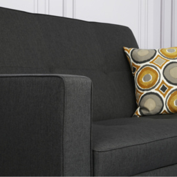 Troy Grey 2 Seater Pull Out Sofa Bed - Home Garden Direct - Wilko - thumbnail 6