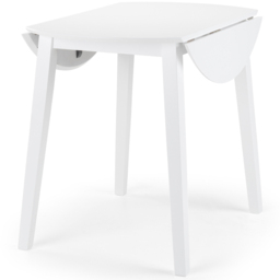 Julian Bowen Coast 2 Seater White Dropleaf Table Set - Wilko - thumbnail 6