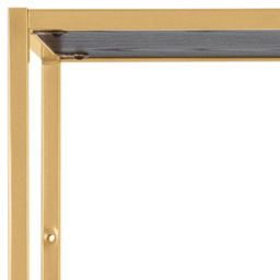 Florence Seaford 5 Shelf Black and Gold Metal Bookcase - Furniture To Go - Wilko - thumbnail 6
