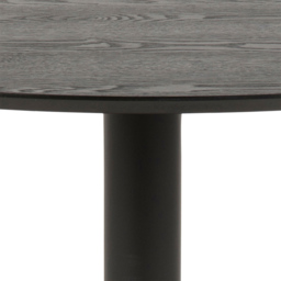 Florence Ibiza Round 4 Seater Dining Table Black Ash and Matt Black - Furniture To Go - Wilko - thumbnail 6