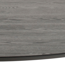 Florence Ibiza Round 4 Seater Dining Table Black Ash and Matt Black - Furniture To Go - Wilko - thumbnail 5