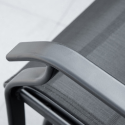 Outsunny Double Rock Chair With Table - Size: 2 Seater - Black - Wilko - thumbnail 5