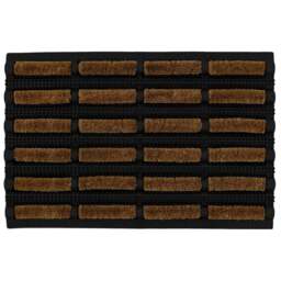 JVL Nimbus Scraper Doormat 40 x 60cm - Brown - JVL Homewares - Wilko