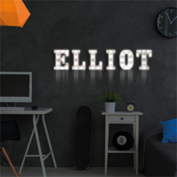 St Helens Battery Operated 3D LED Letter I Light - Size: 14 x 3 x 22cm - White - Wilko - thumbnail 6
