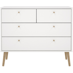 Florence Cumbria 4 Drawer White Chest of Drawers - Furniture to Go - Wilko - thumbnail 4