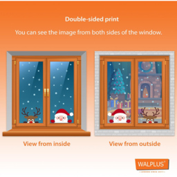 Walplus Matt Silver Christmas Ornaments Double-Sided Window Stickers 45 Piece - Size: 0.2 x 60 x 160cm - Multi - Wilko - thumbnail 6