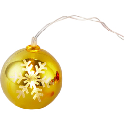 Living and Home 20 Multicoloured LED Christmas Shiny Bauble String Light - Size: 5 x 300 x 300cm - Wilko - thumbnail 6