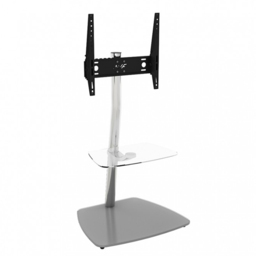 AVF Iseo Clear and Grey Glass Pedestal TV Unit - Size: 56.9 x 60 x 121cm - Multi - Wilko - thumbnail 3