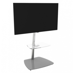 AVF Iseo Clear and Grey Glass Pedestal TV Unit - Size: 56.9 x 60 x 121cm - Multi - Wilko - thumbnail 4